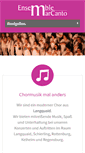 Mobile Screenshot of ensemble-marcanto.de